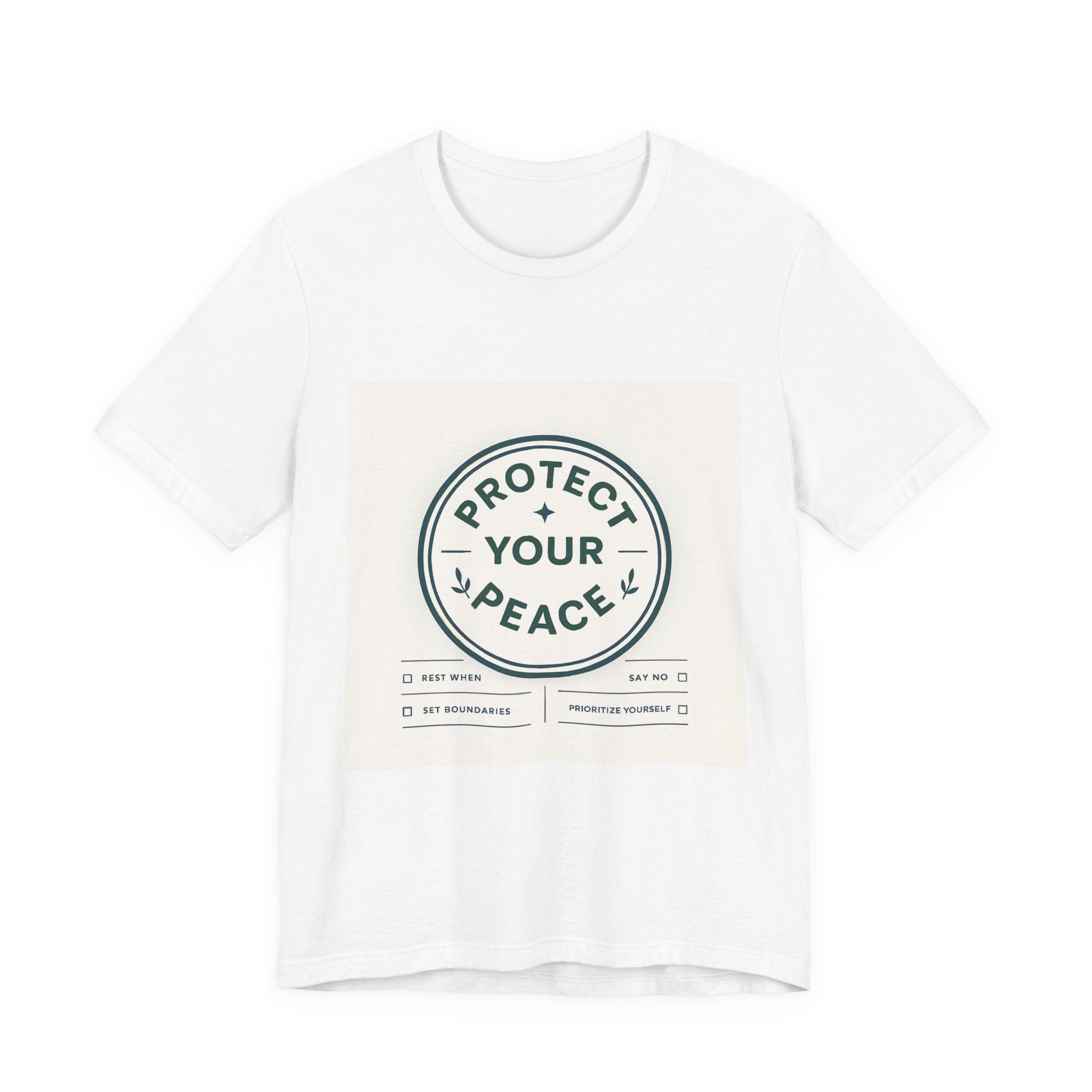Protect Your Peace T-Shirt — Mindfulness Graphic Tee