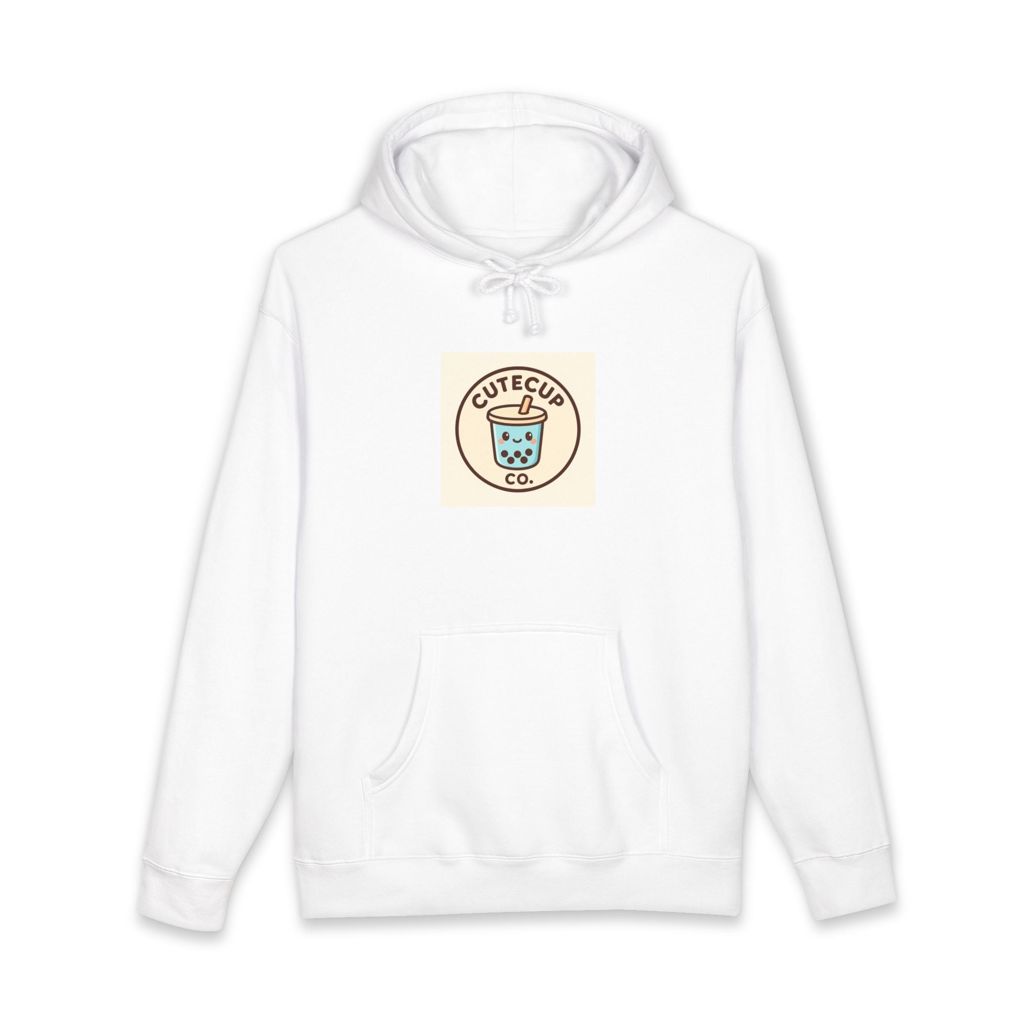Boba Tea Hoodie — "CuteCup Co." Kawaii Bubble Tea Pullover