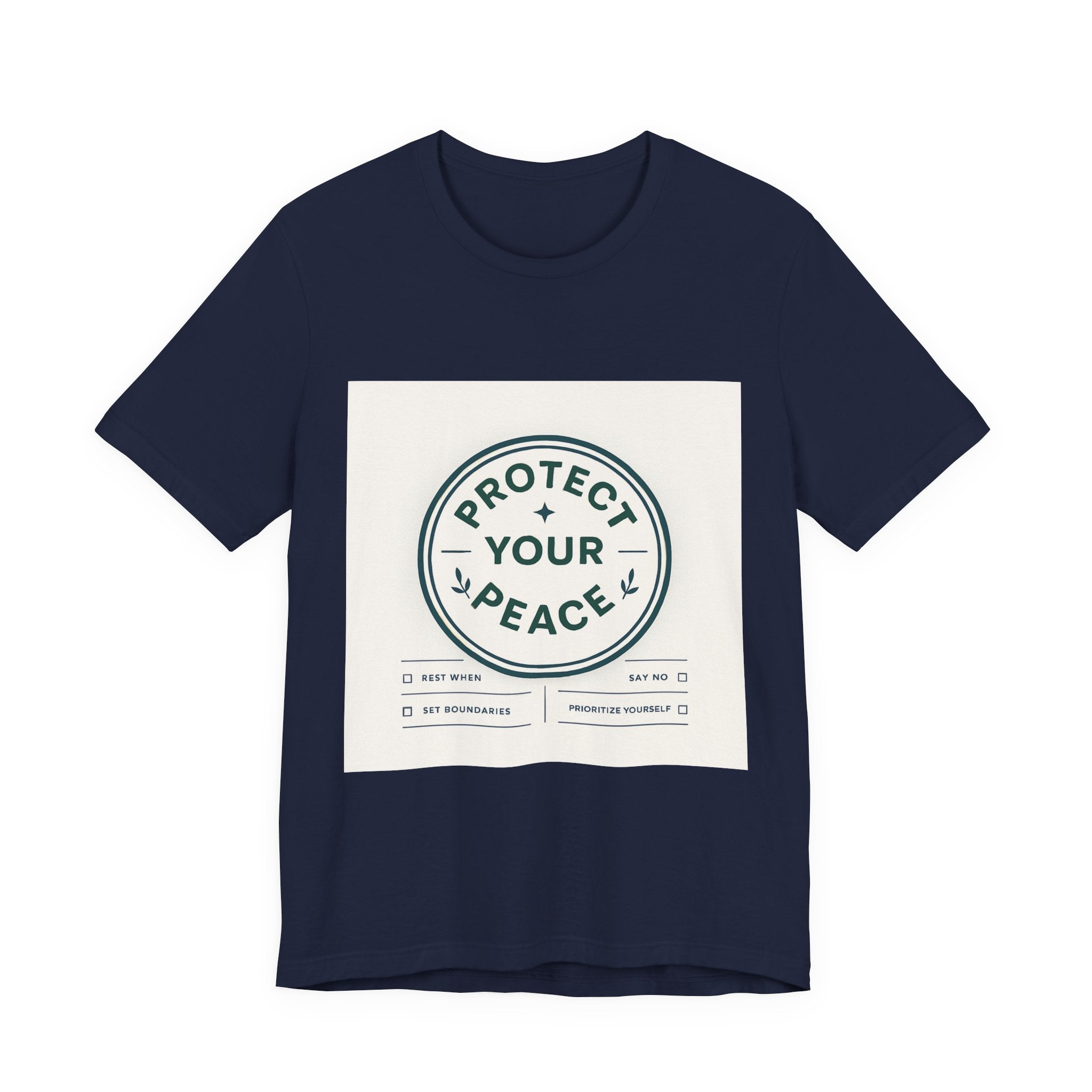 Protect Your Peace T-Shirt — Mindfulness Graphic Tee