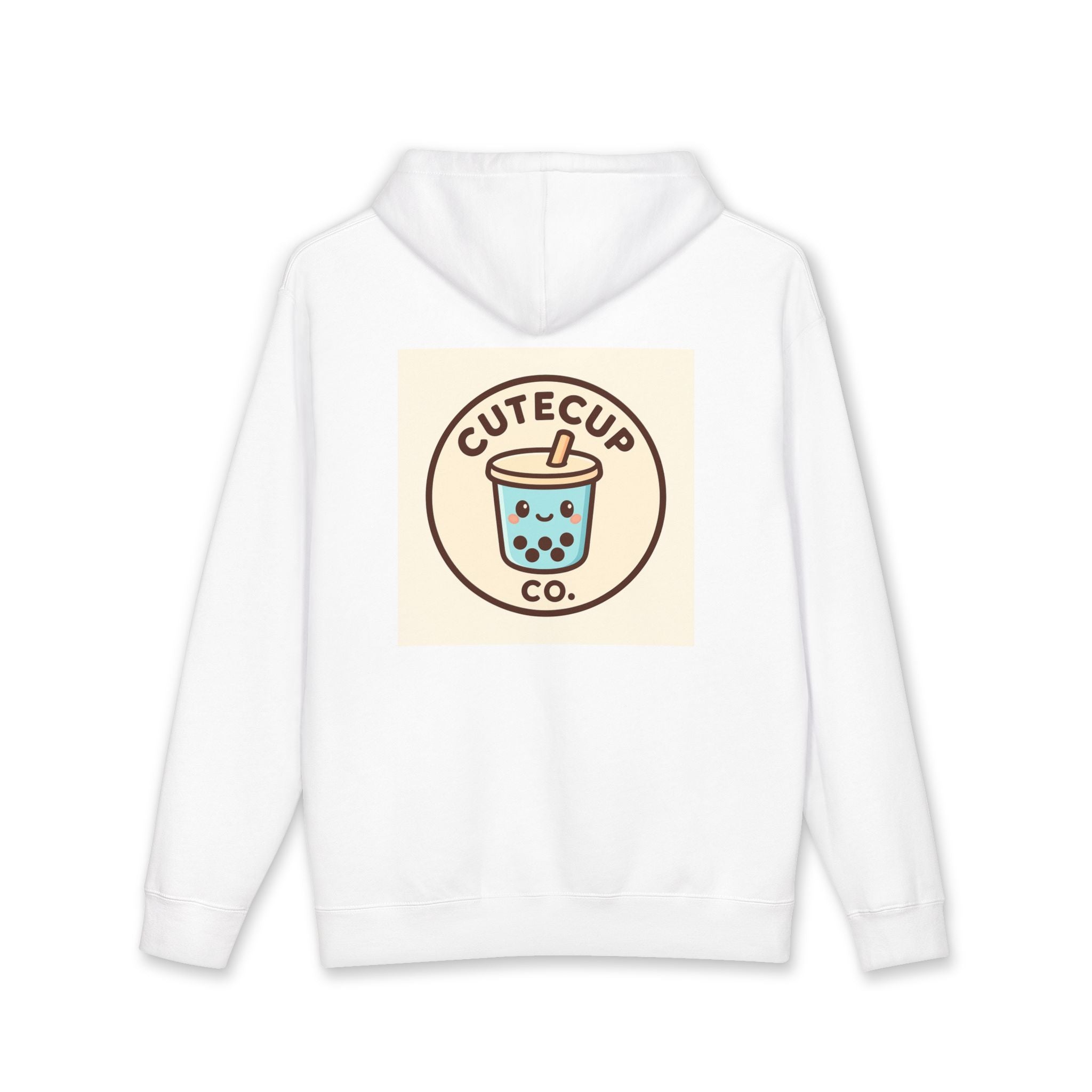 Boba Tea Hoodie — "CuteCup Co." Kawaii Bubble Tea Pullover