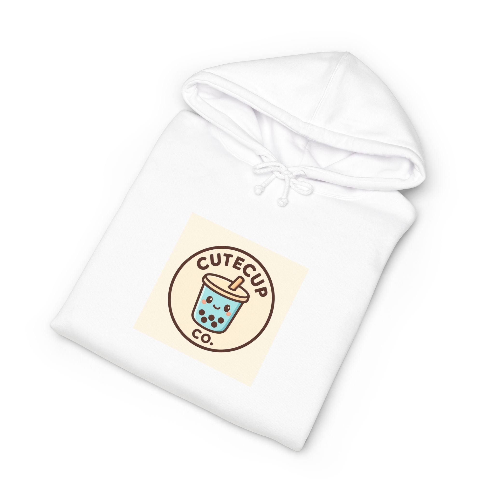 Boba Tea Hoodie — "CuteCup Co." Kawaii Bubble Tea Pullover