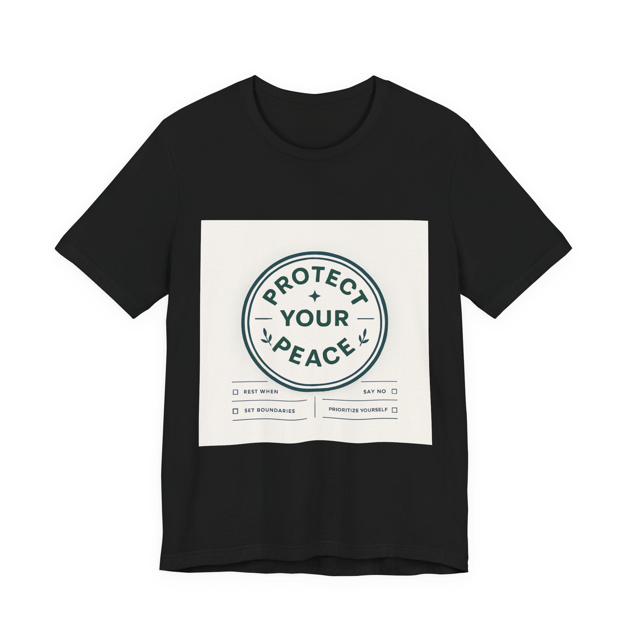 Protect Your Peace T-Shirt — Mindfulness Graphic Tee