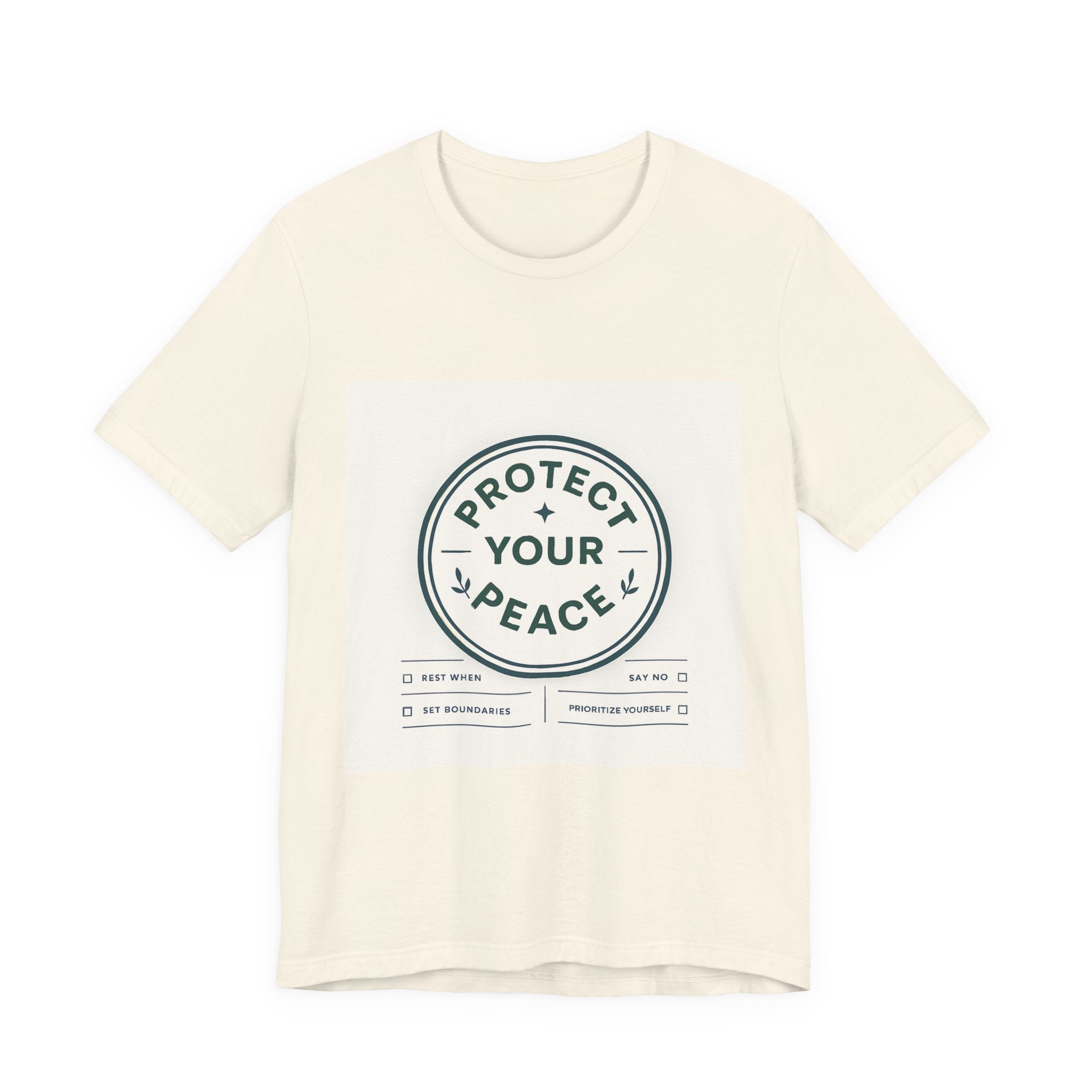 Protect Your Peace T-Shirt — Mindfulness Graphic Tee
